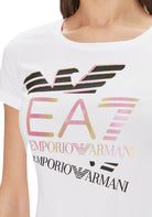 T-SHIRT E CANOTTE Bianco/oro Ea7