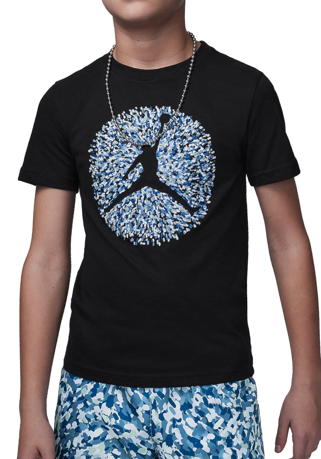 T-SHIRT E CANOTTE Nero/azzurro Nike