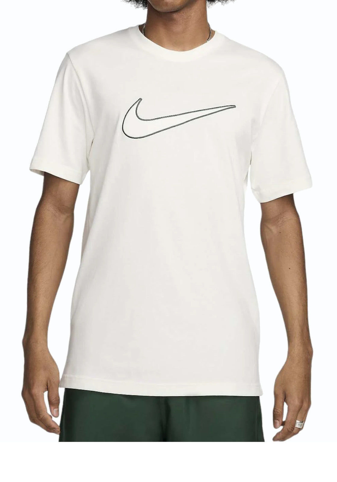 T-SHIRT E CANOTTE Beige/verde Nike