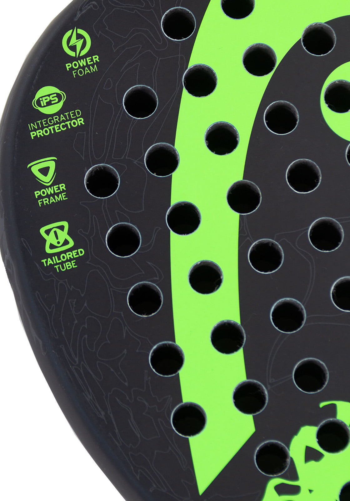 TENNIS-PADEL Nero/verde Head