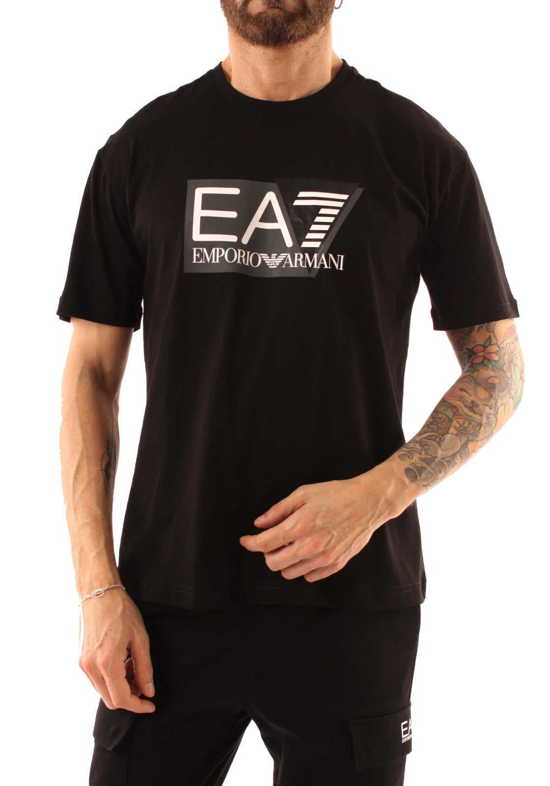 T-SHIRT E CANOTTE Nero/bianco Ea7