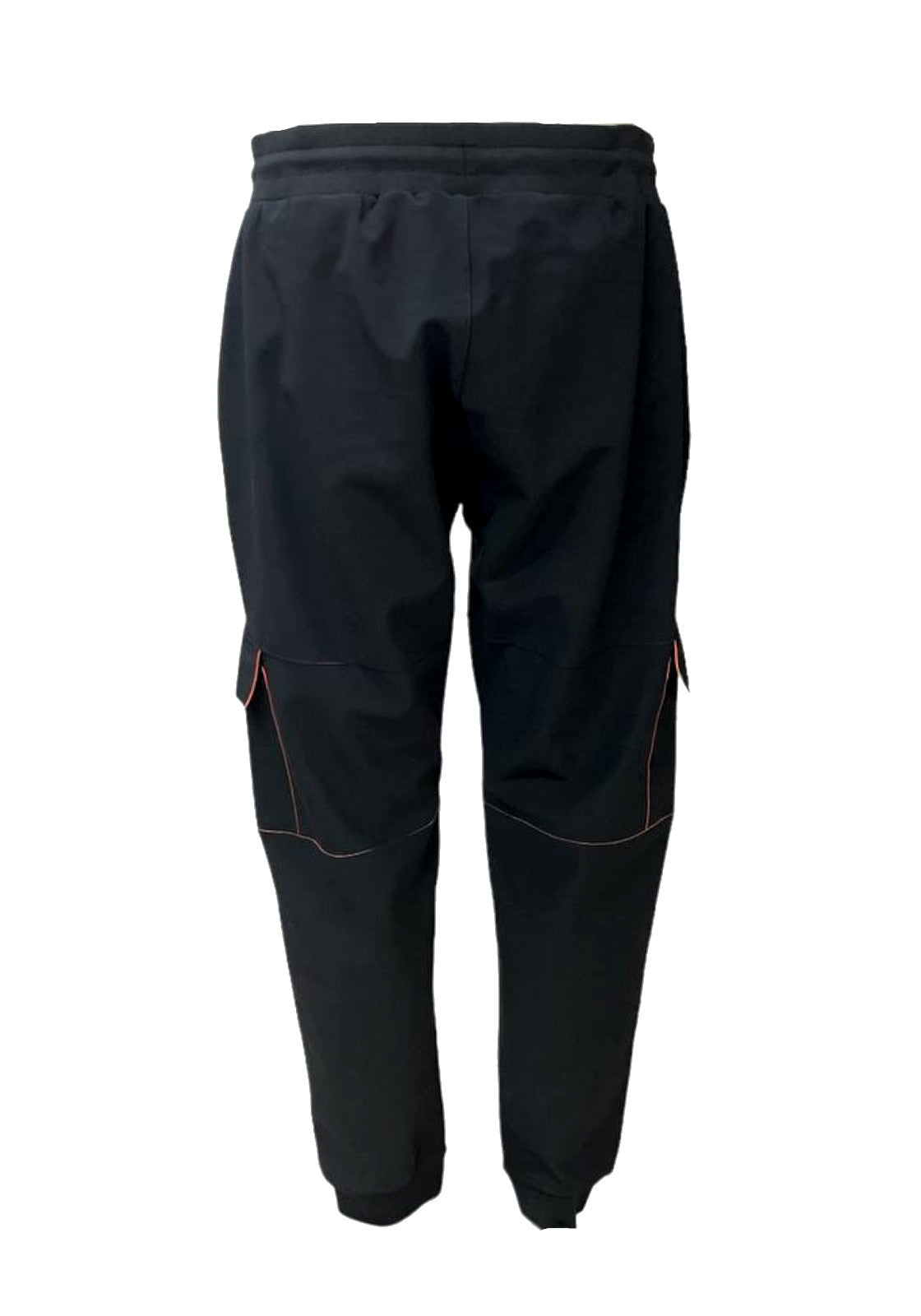 PANTALONI Nero/arancio Ea7