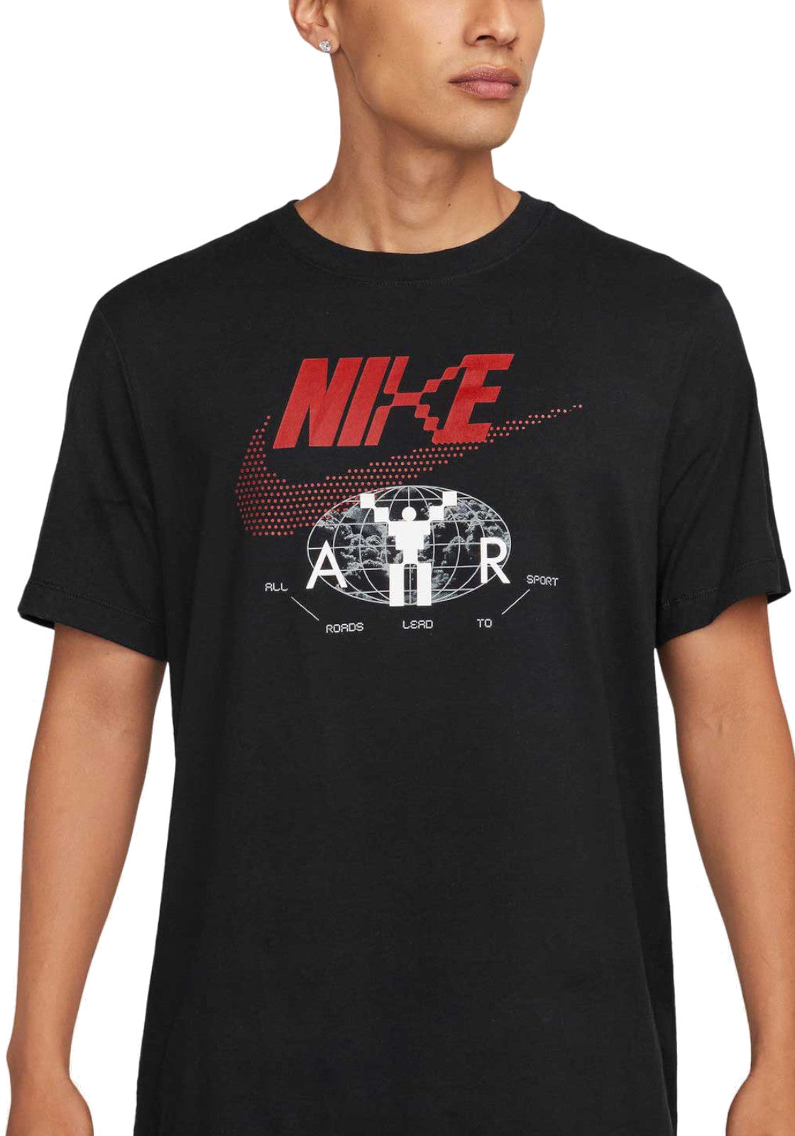 T-SHIRT E CANOTTE Nero/rosso Nike