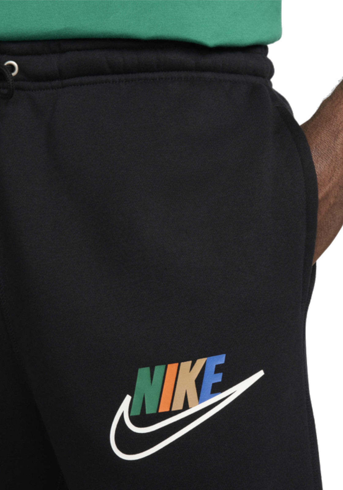 PANTALONI Nero/verde Nike