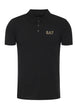 MAGLIONI E POLO Nero/oro Ea7