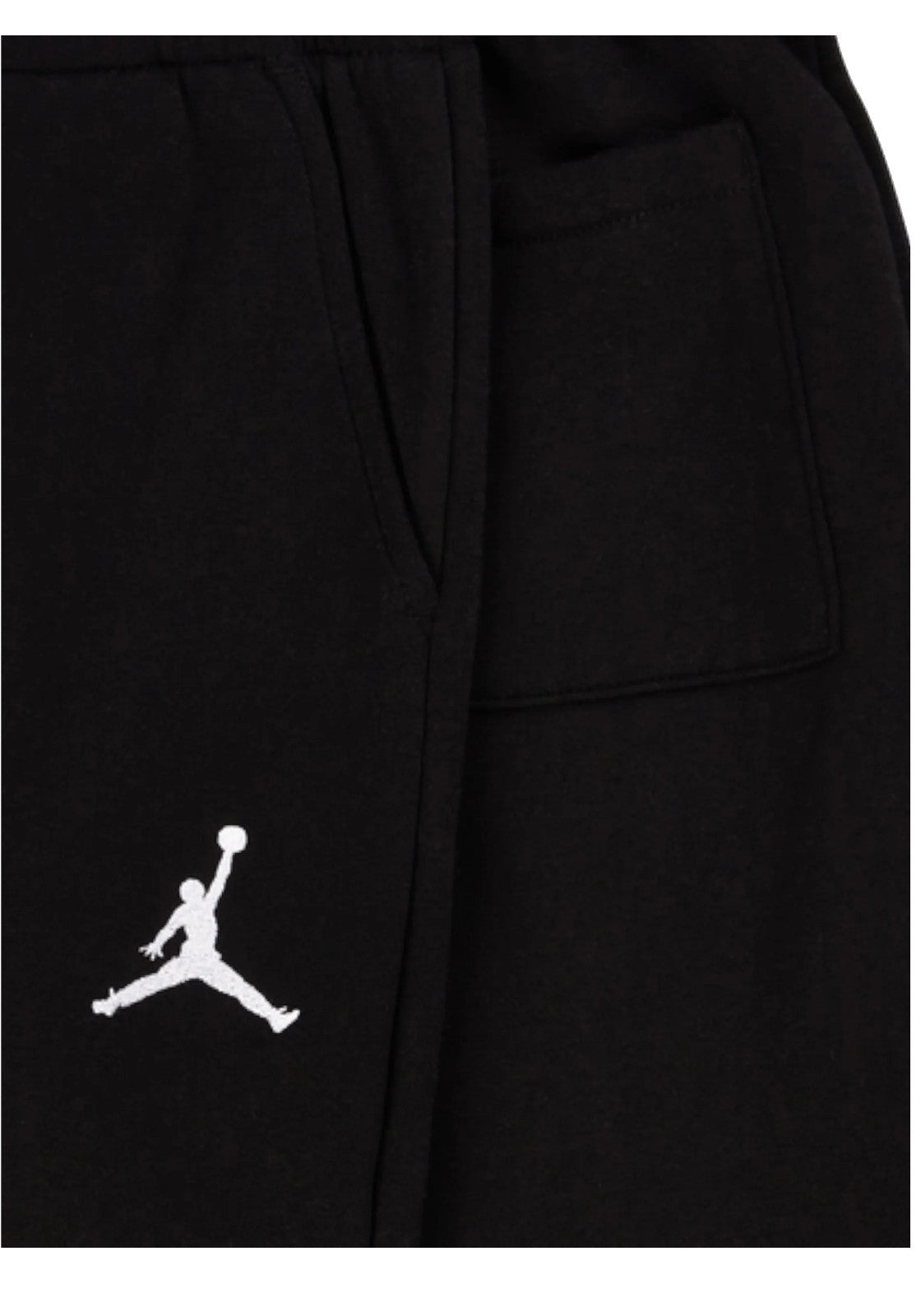 Pantaloni tuta Jordan neri da bambino logo ricamato – Linea Sport