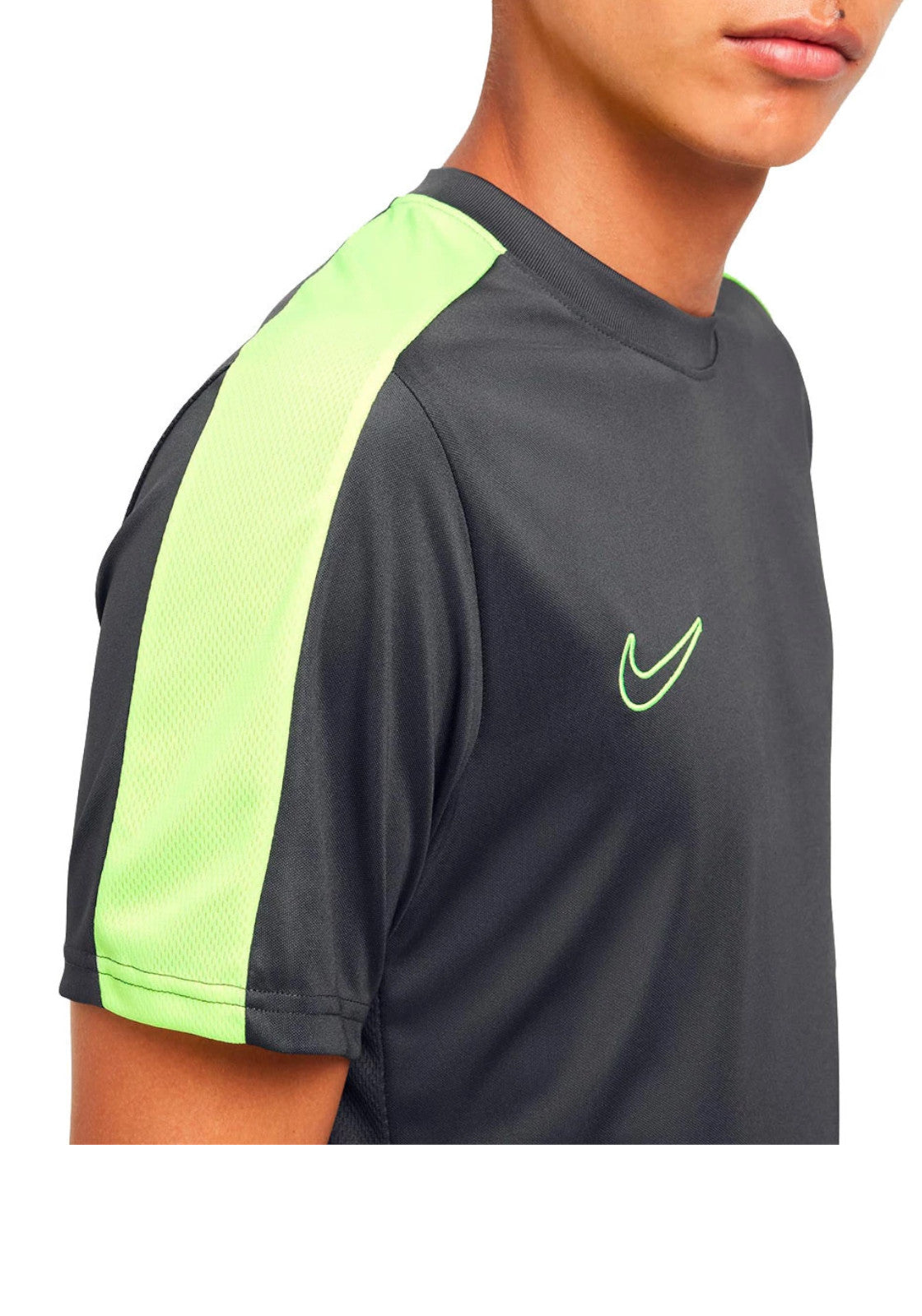 T-SHIRT E CANOTTE Grigio/verde Nike