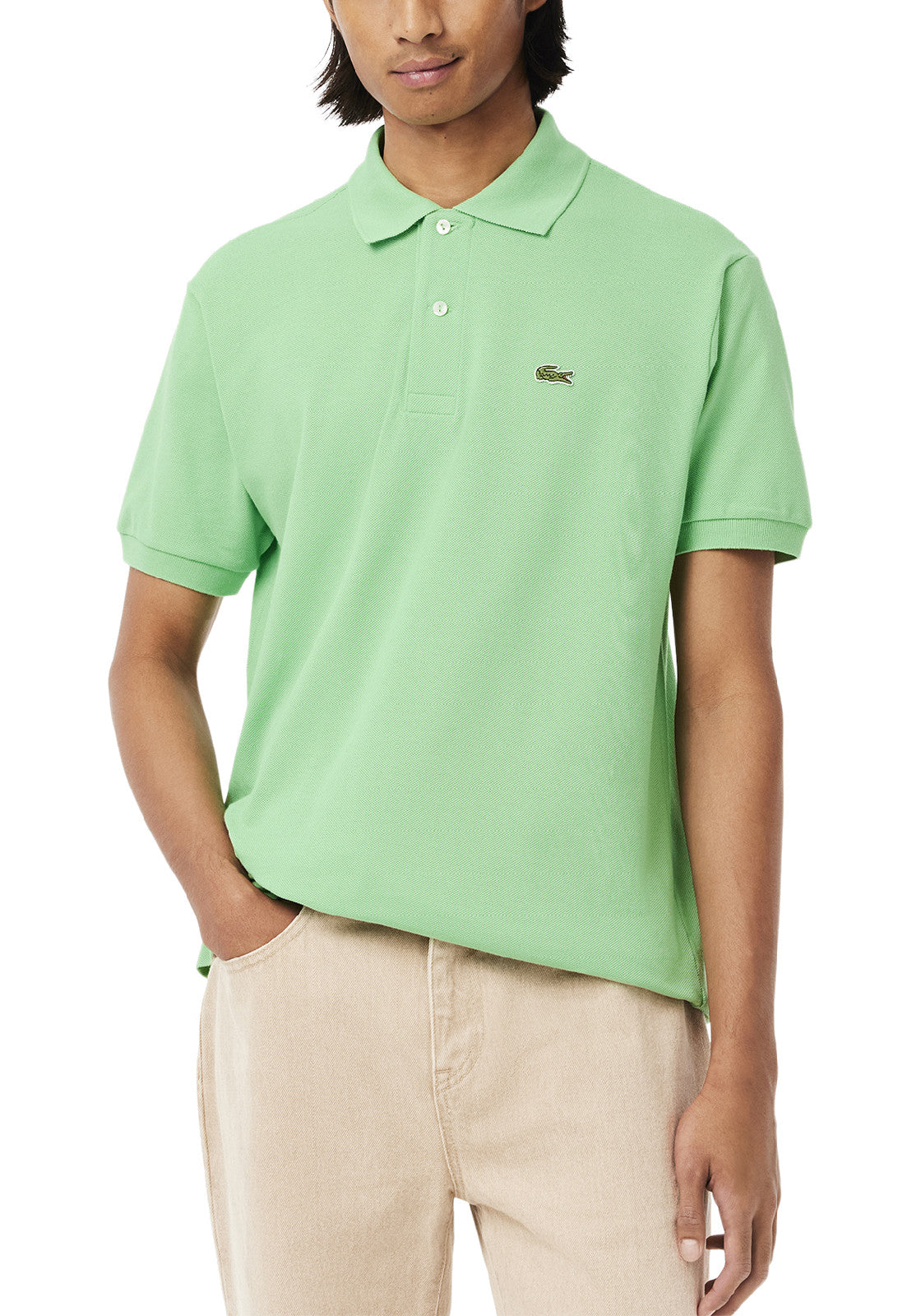 MAGLIONI E POLO Verde Prato Lacoste