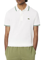 MAGLIONI E POLO Bianco/verde Lacoste