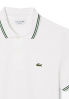 MAGLIONI E POLO Bianco/verde Lacoste