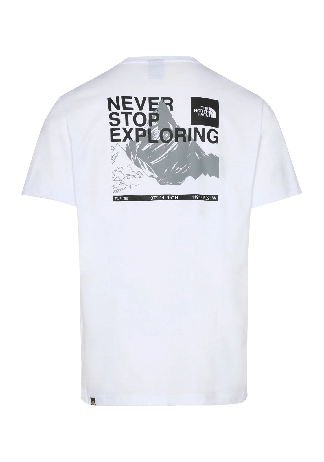 T-SHIRT E CANOTTE Bianco/nero The North Face