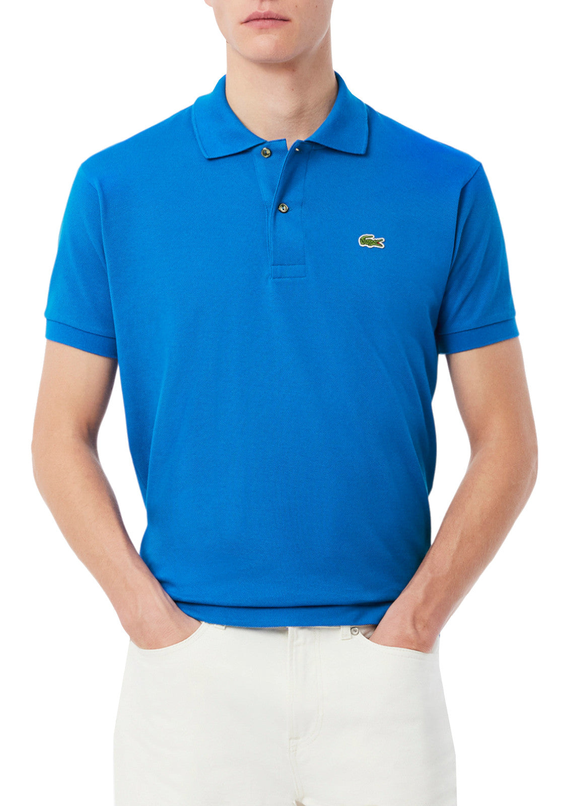 MAGLIONI E POLO Blu Elettrico Lacoste