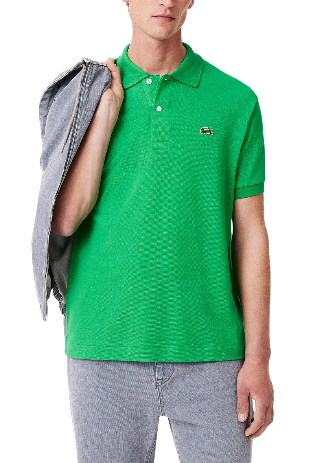 MAGLIONI E POLO Verde Prato Lacoste