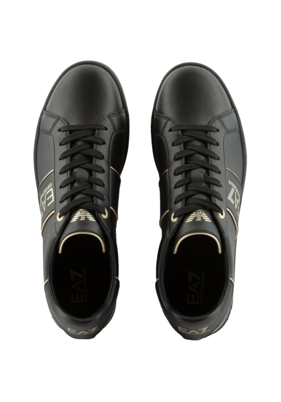 SCARPE Nero/oro Ea7