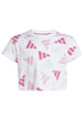 T-SHIRT E CANOTTE Bianco/rosa Adidas