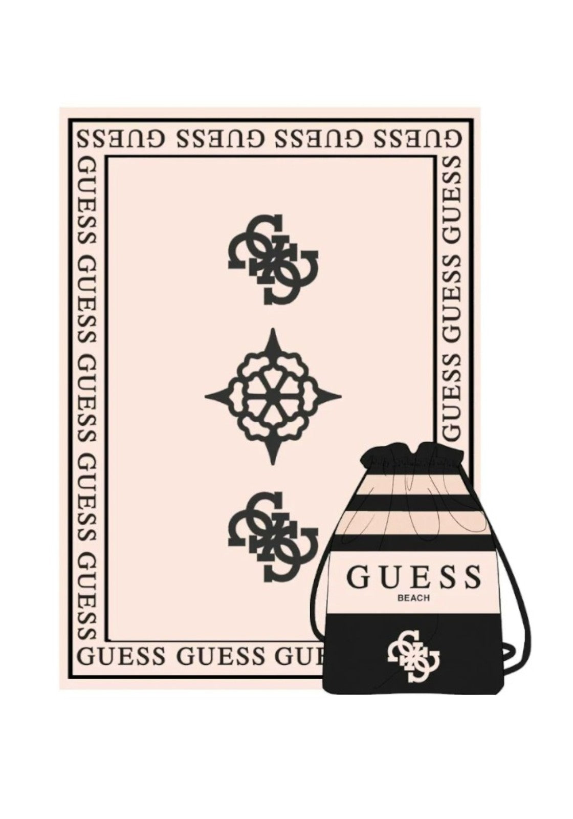 ACCESSORI PISCINA Beige/nero Guess