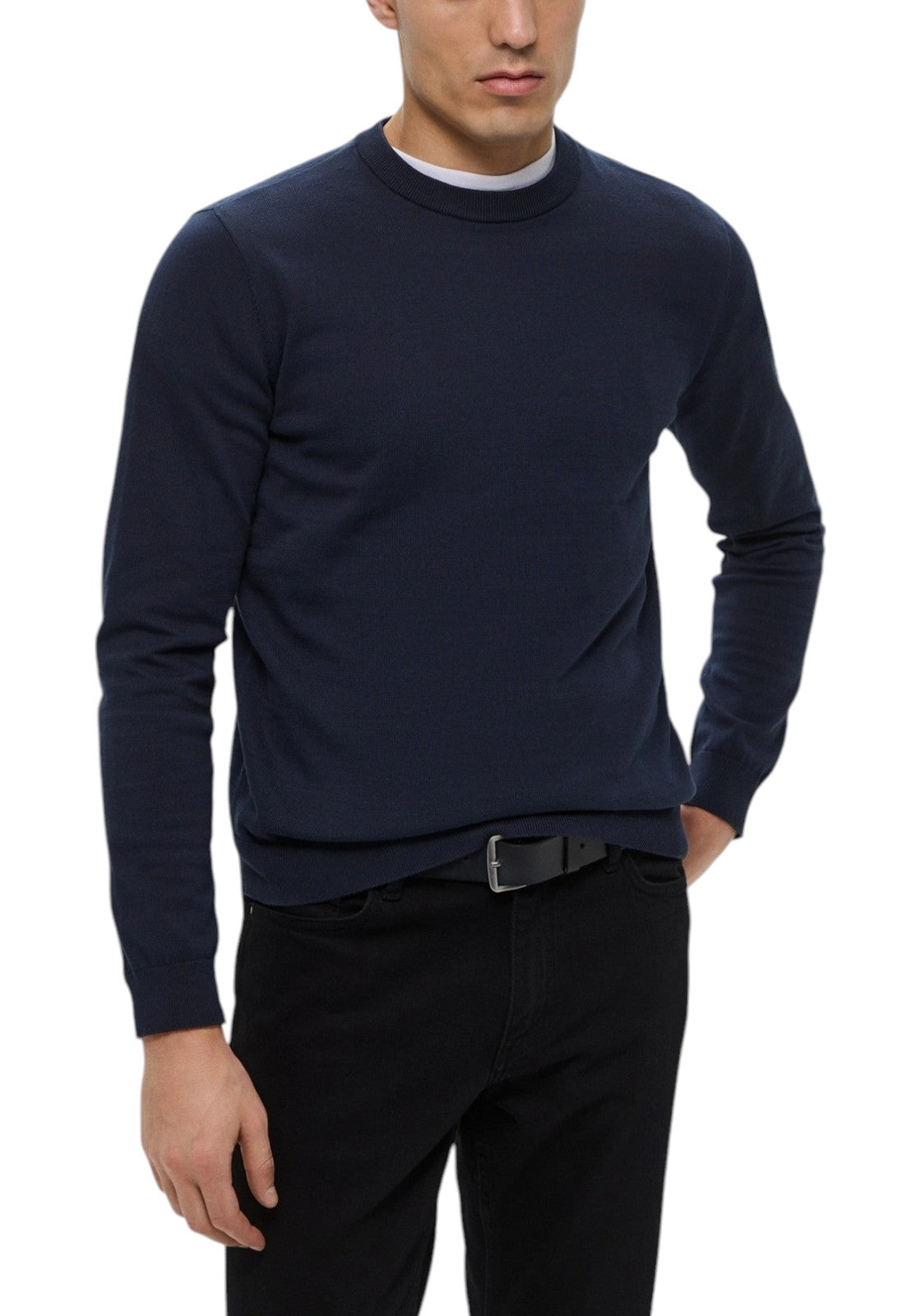 MAGLIONI E POLO Blu Notte Ea7