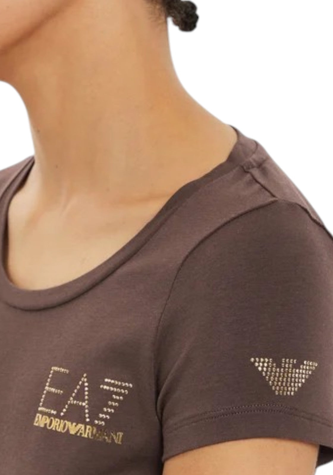 T-SHIRT E CANOTTE Marrone Ea7