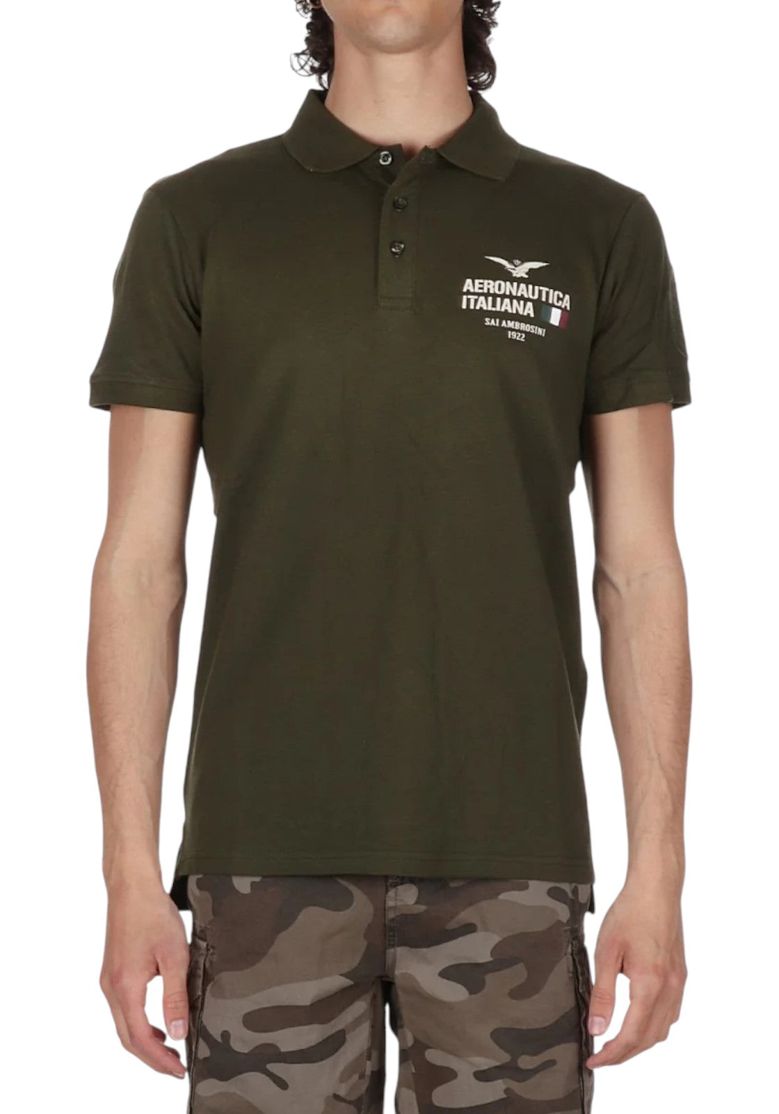 MAGLIONI E POLO Verde Militare Aeronautica It.
