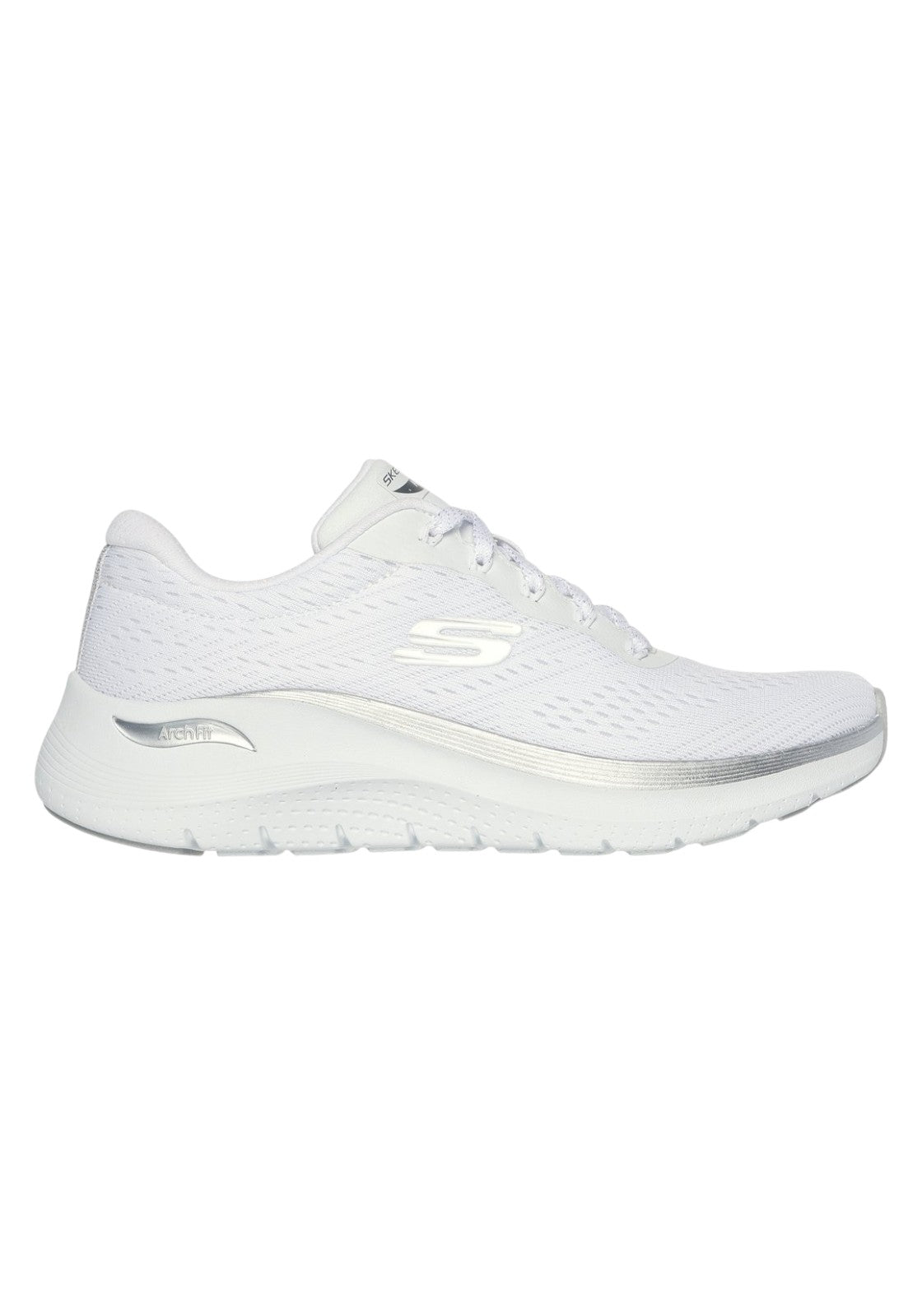 SCARPE Bianco/argento Skechers