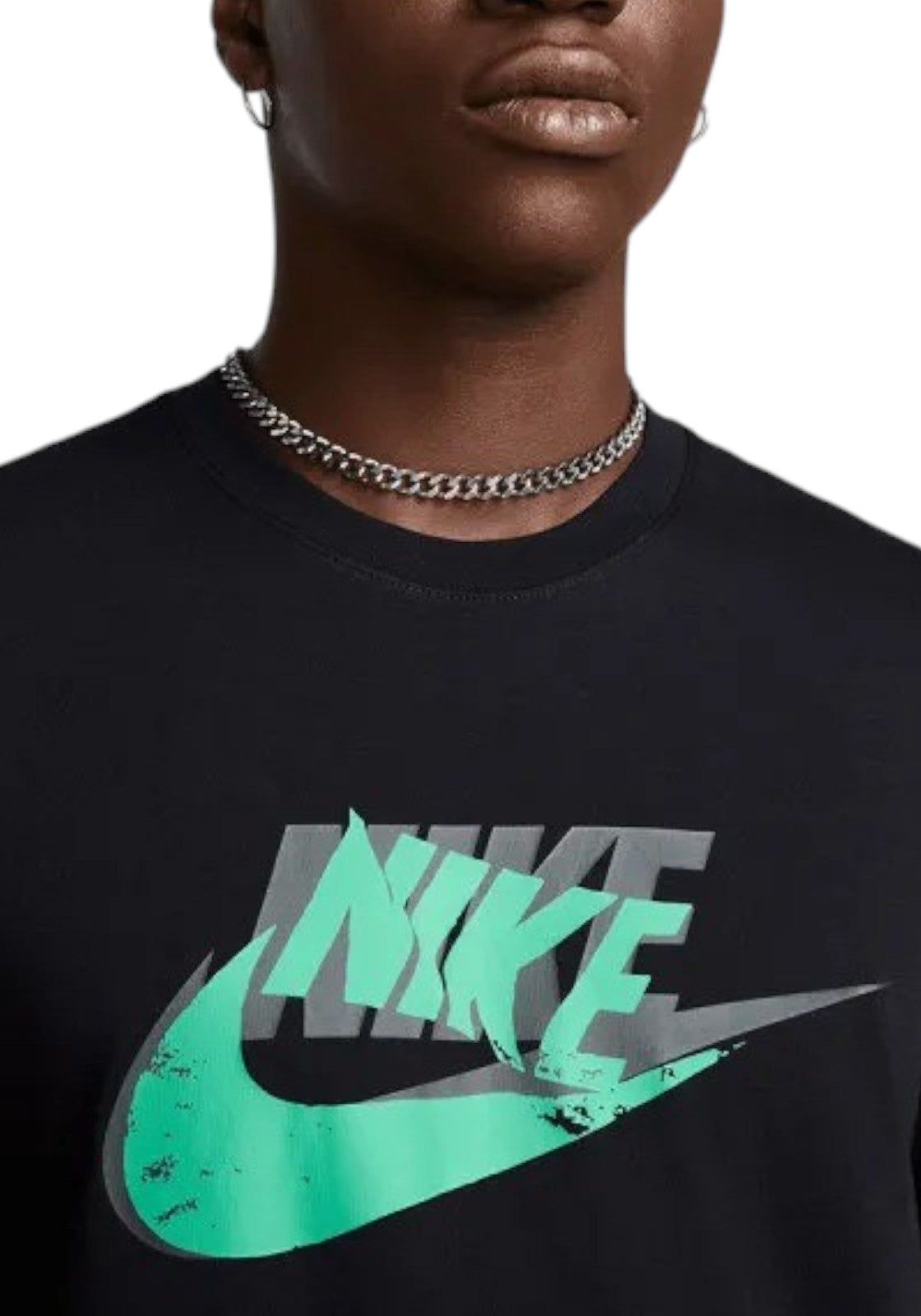 T-SHIRT E CANOTTE Nero/verde Nike