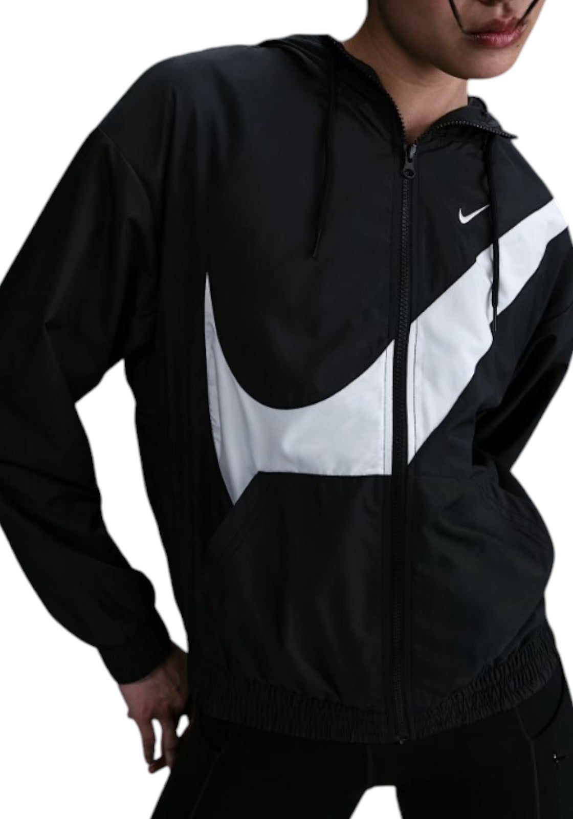 GIUBBINI E GIACCHE Nero/bianco Nike