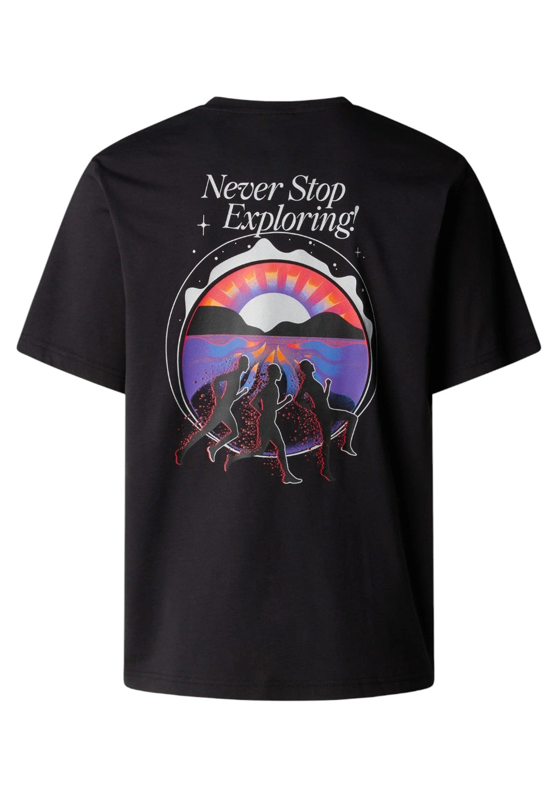 T-SHIRT E CANOTTE Nero/viola The North Face