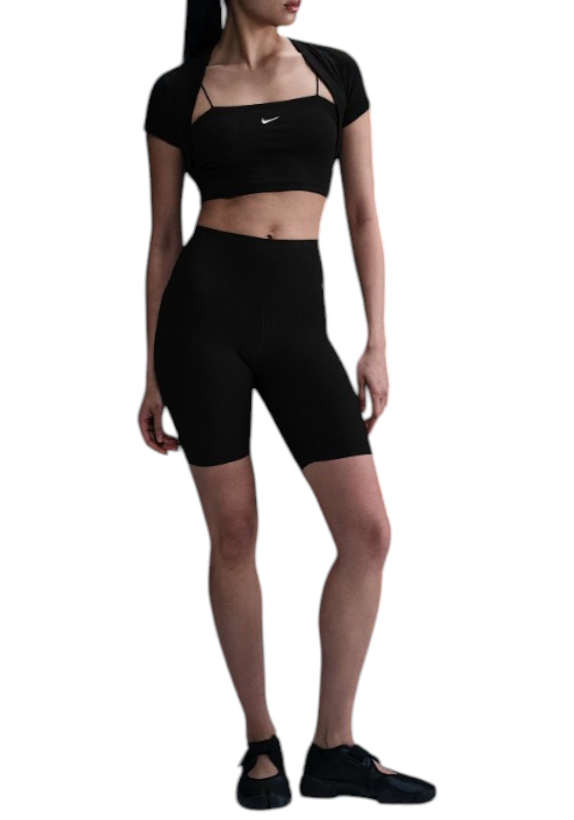 TOP PALESTRA Nero Nike