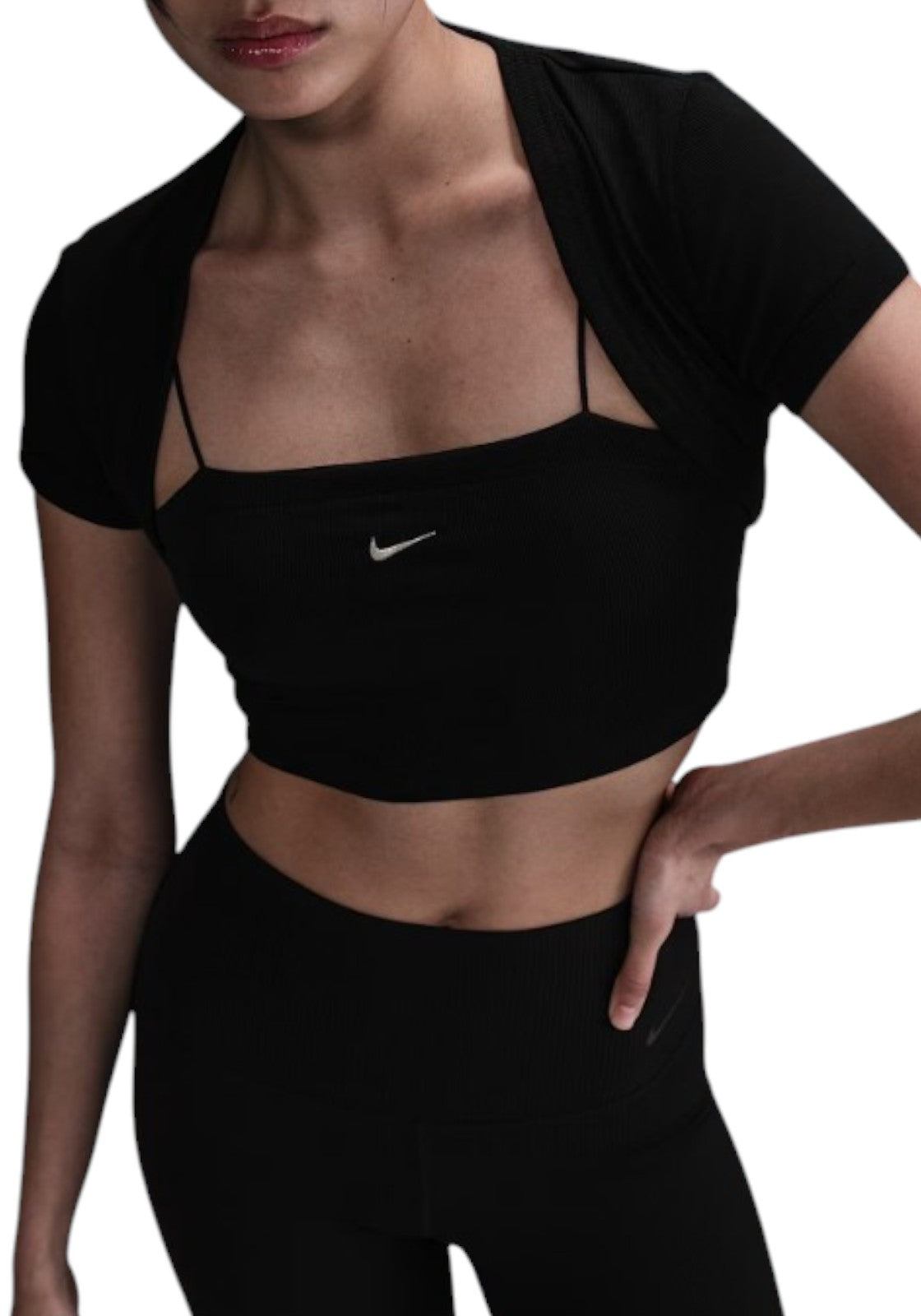 TOP PALESTRA Nero Nike