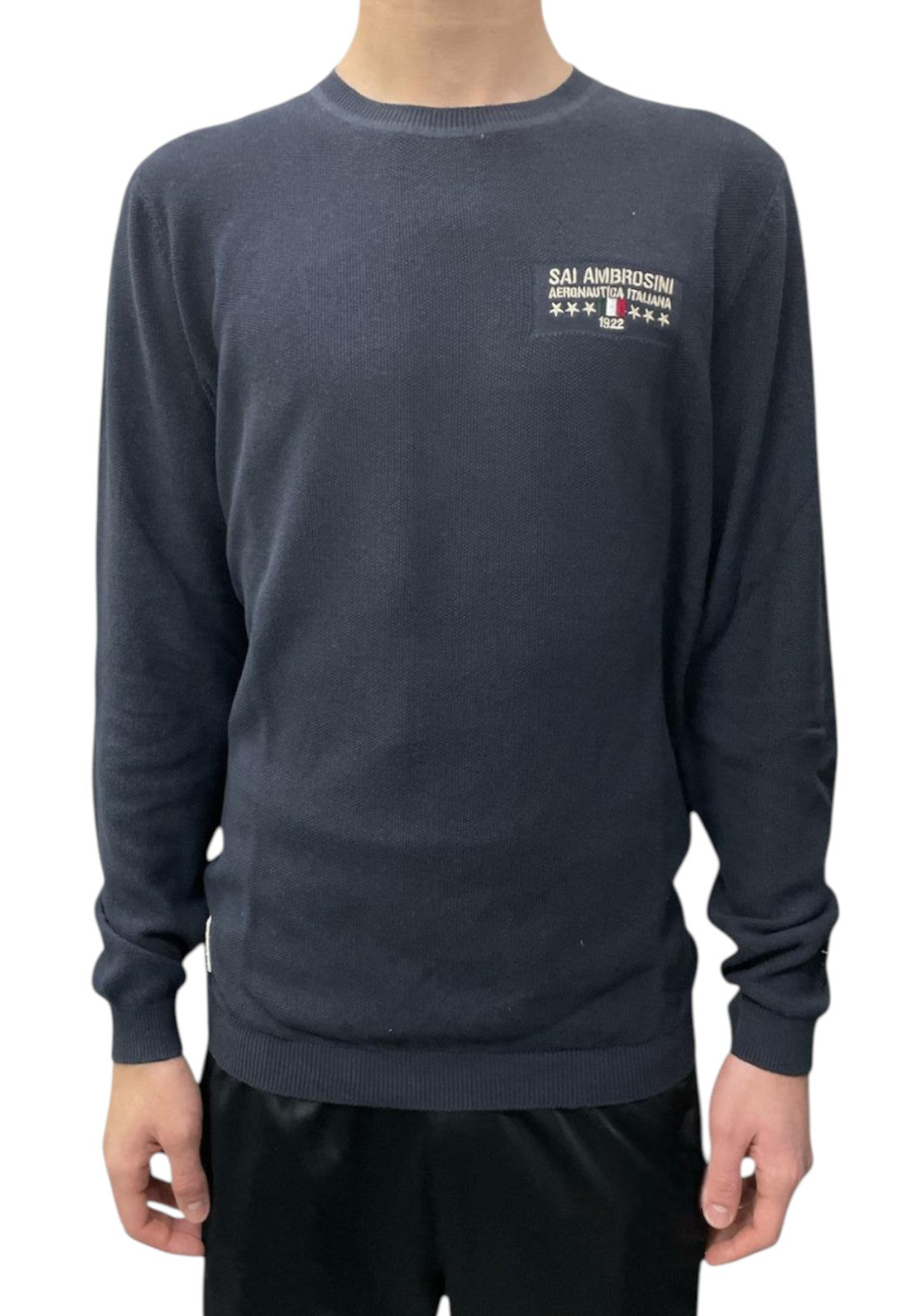 MAGLIONE UOMO BLU NAVY AERONAUTICA ITALIANA ARE5ML01040