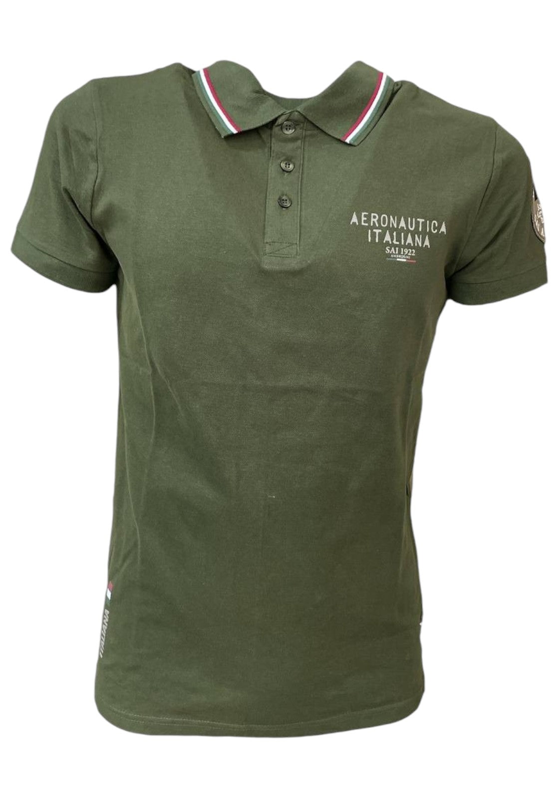 MAGLIONI E POLO Verde Militare Aeronautica It.