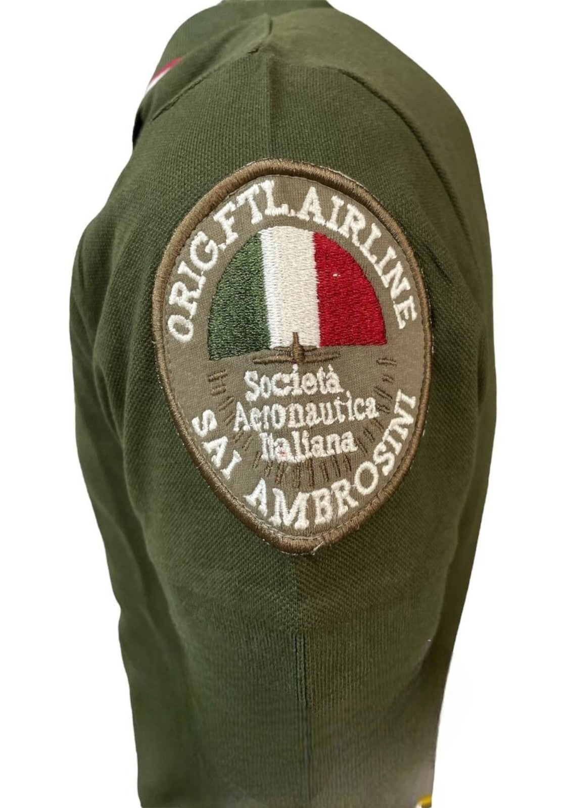 MAGLIONI E POLO Verde Militare Aeronautica It.