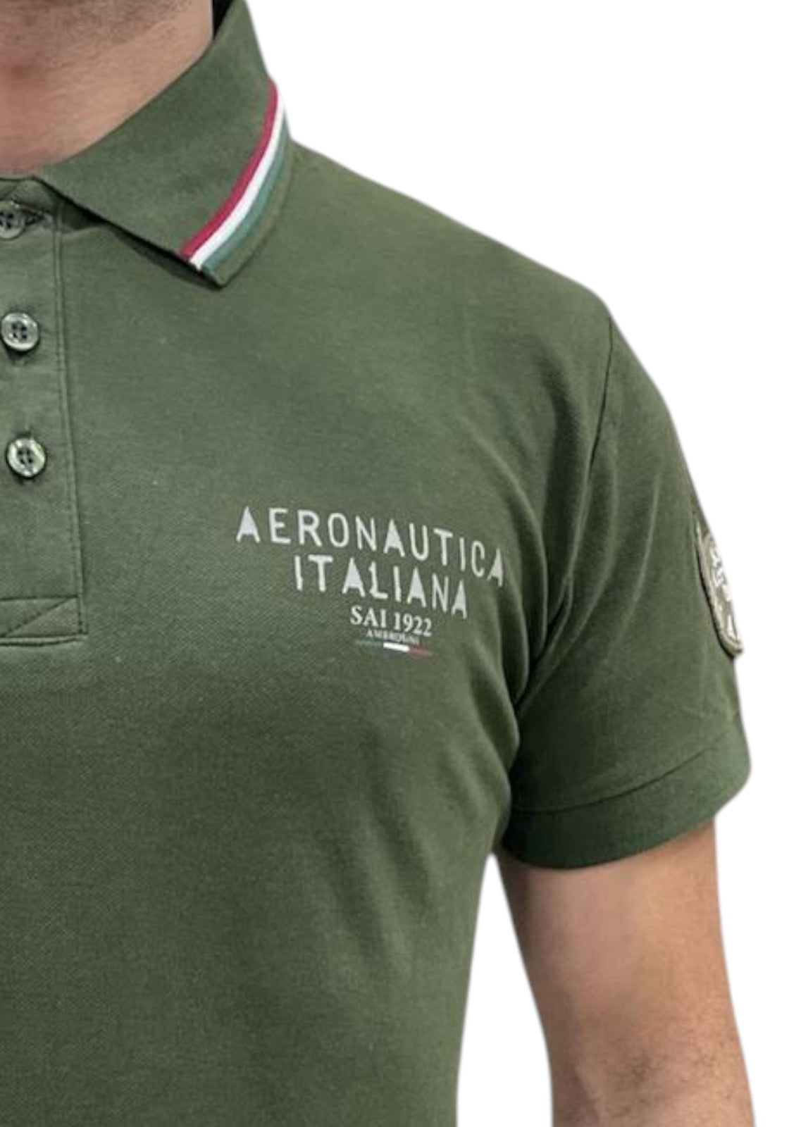 MAGLIONI E POLO Verde Militare Aeronautica It.