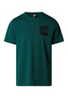 T-SHIRT E CANOTTE Verde/nero The North Face