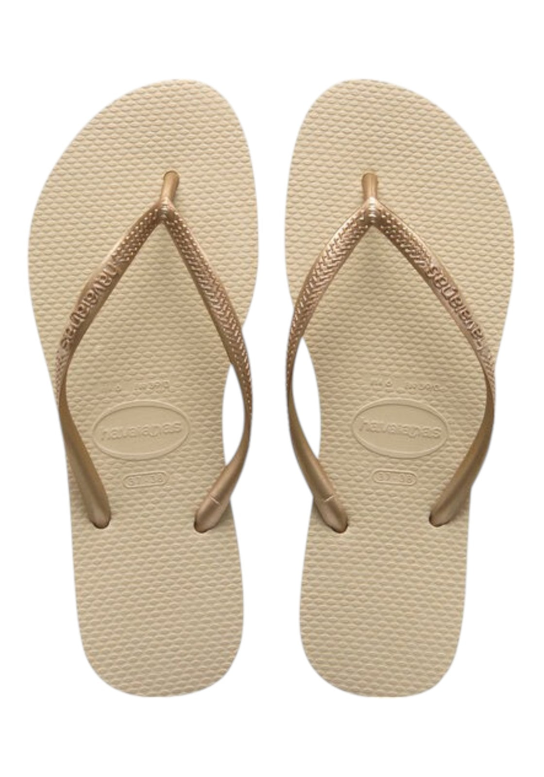 CIABATTE-INFRADITO Beige/oro Havaianas