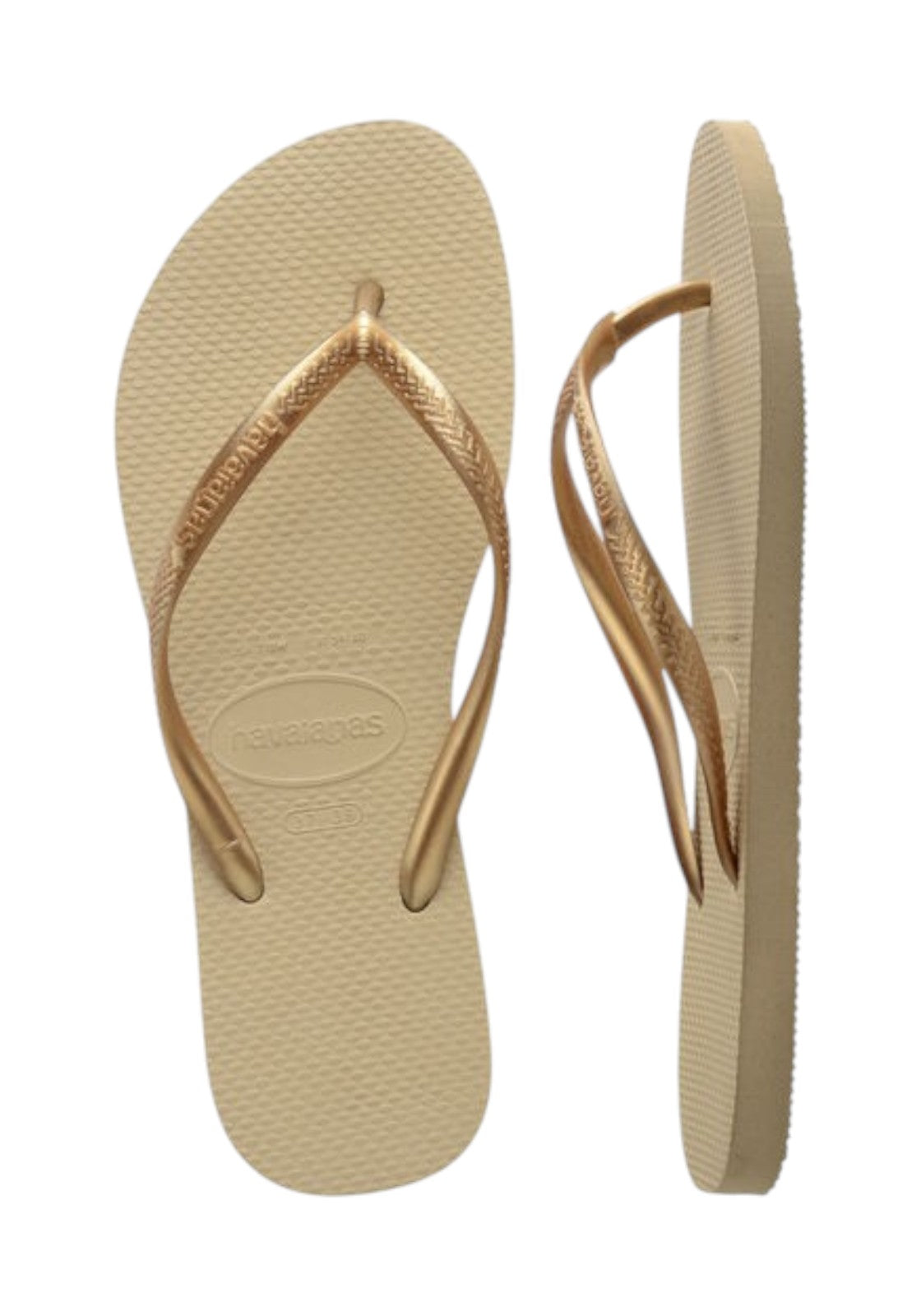 CIABATTE-INFRADITO Beige/oro Havaianas