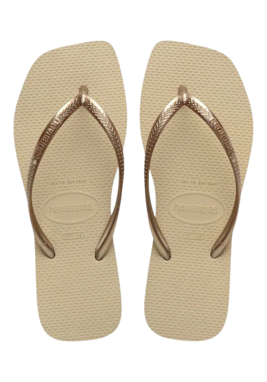 CIABATTE-INFRADITO Beige/oro Havaianas