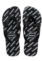 CIABATTE-INFRADITO Nero/bianco Havaianas