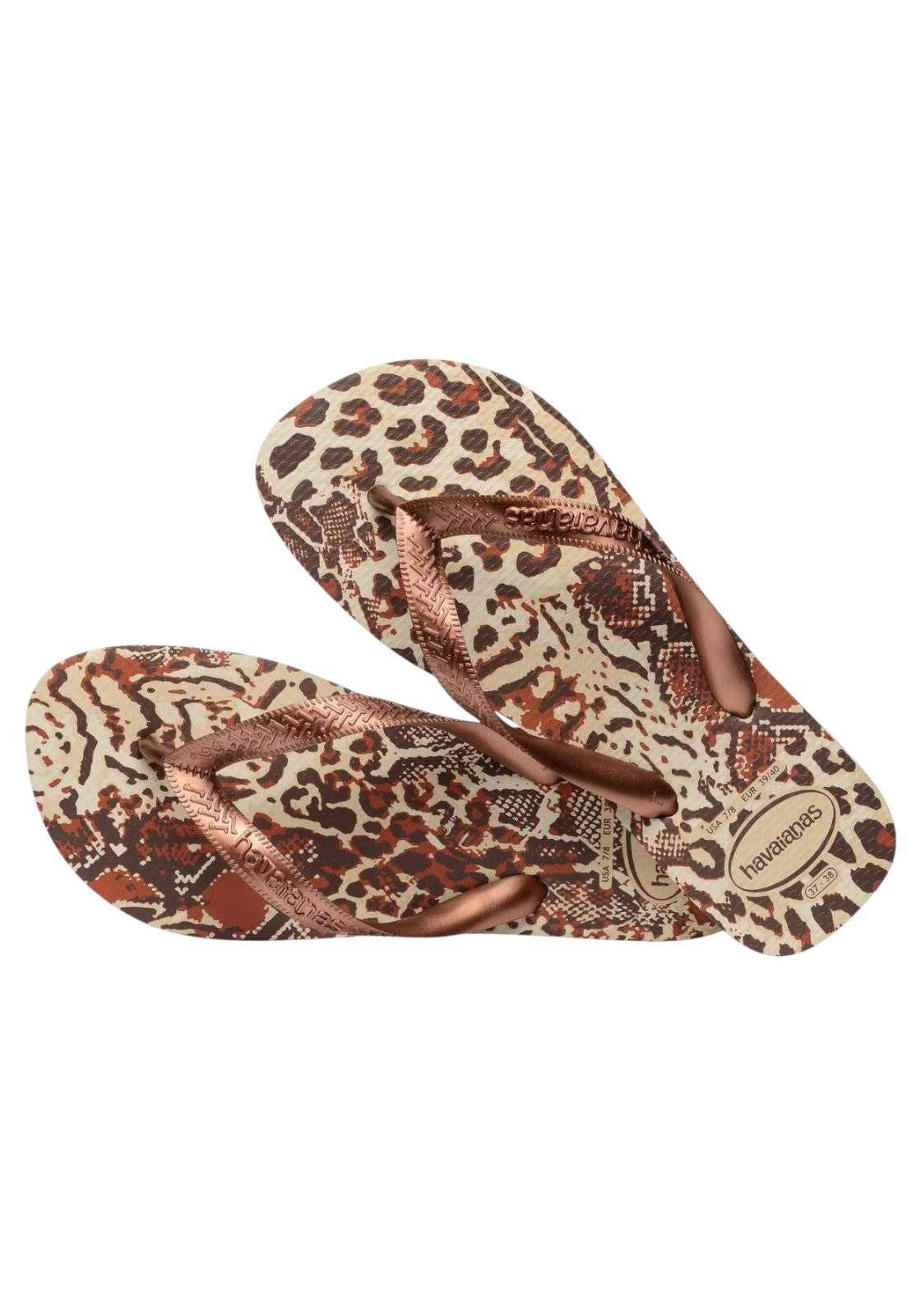 CIABATTE-INFRADITO Marrone/beige Havaianas