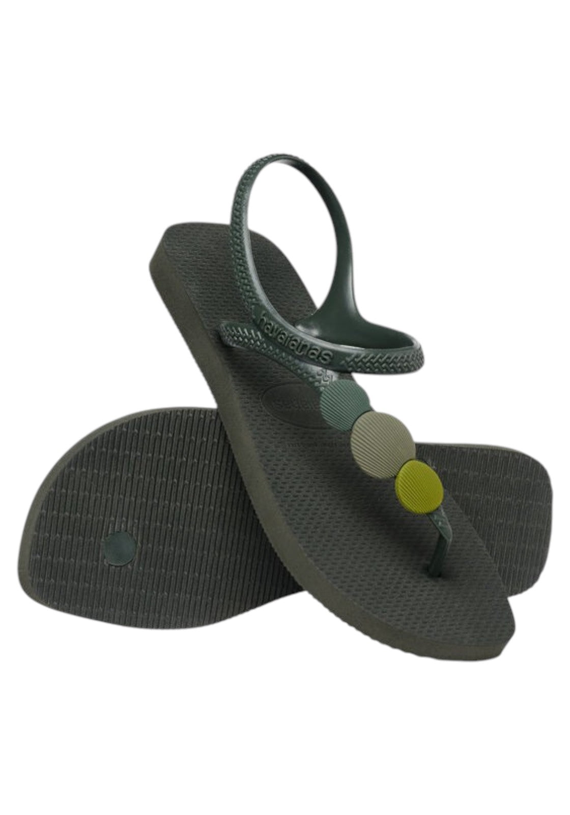 CIABATTE-INFRADITO Verde Militare Havaianas