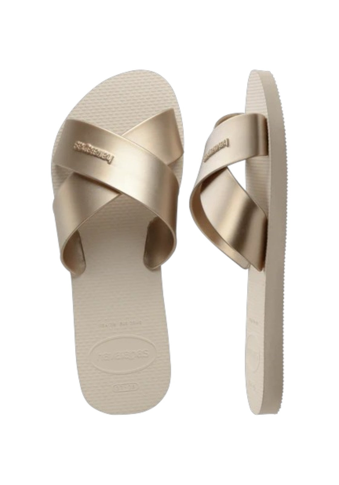 CIABATTE-INFRADITO Beige/oro Havaianas