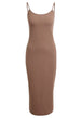 VESTITI-GONNE Marrone Adidas
