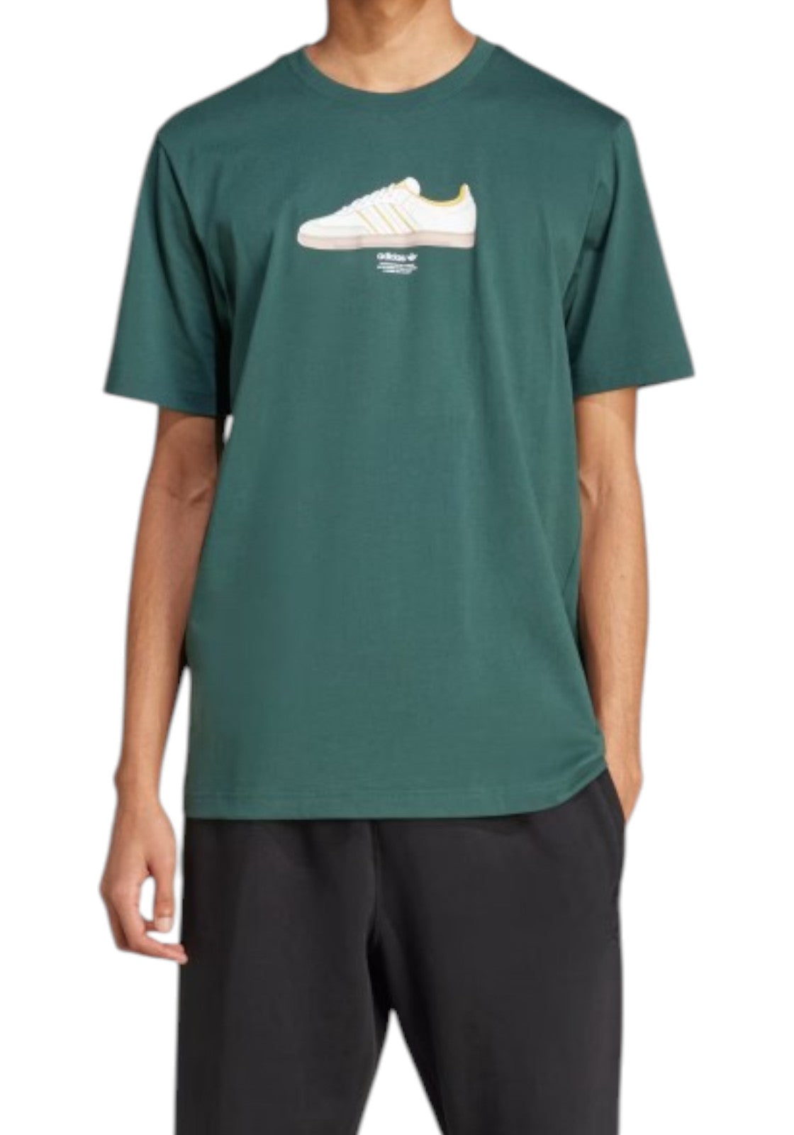T-SHIRT E CANOTTE Verde/beige Adidas Originals