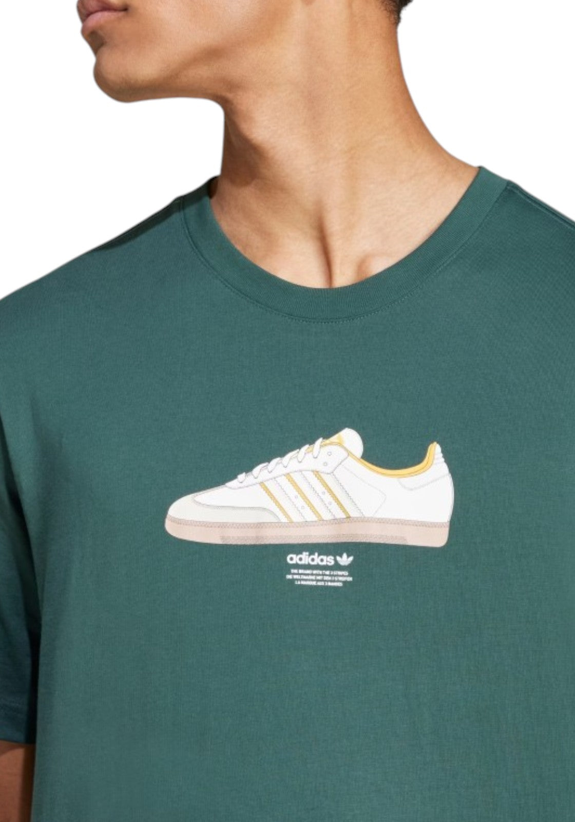 T-SHIRT E CANOTTE Verde/beige Adidas Originals