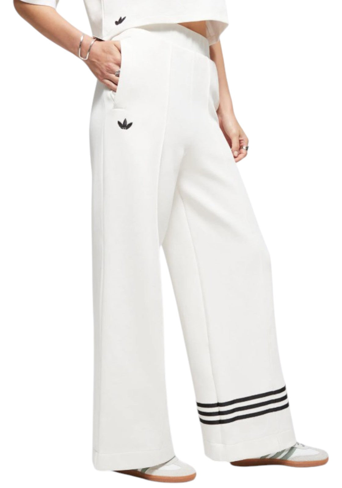 PANTALONI Bianco/nero Adidas Originals