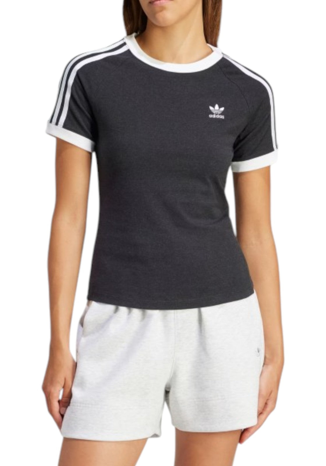 T-SHIRT E CANOTTE Grigio/bianco Adidas Originals