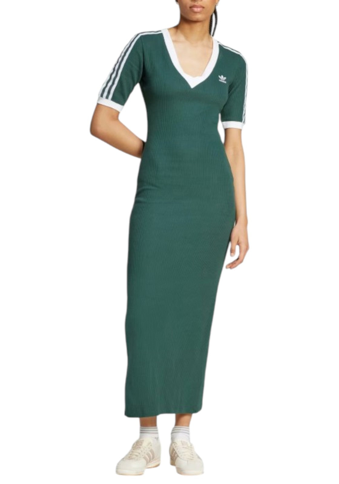 VESTITI-GONNE Verde/bianco Adidas Originals