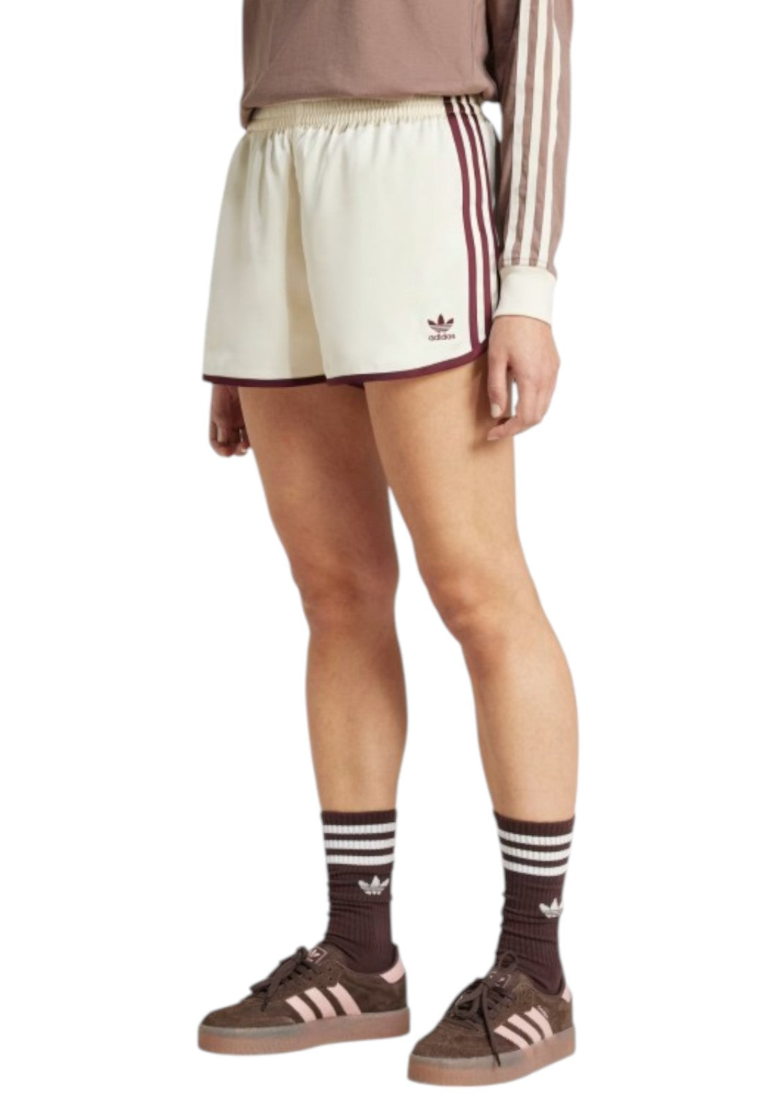 PANTALONCINI Beige/marrone Adidas Originals