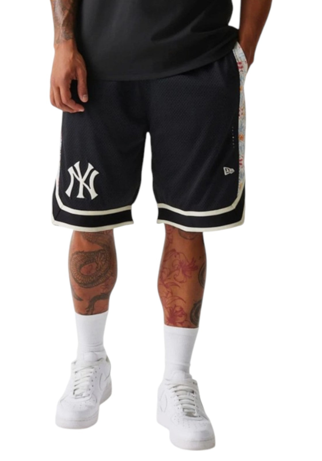 PANTALONCINI Nero/beige New Era