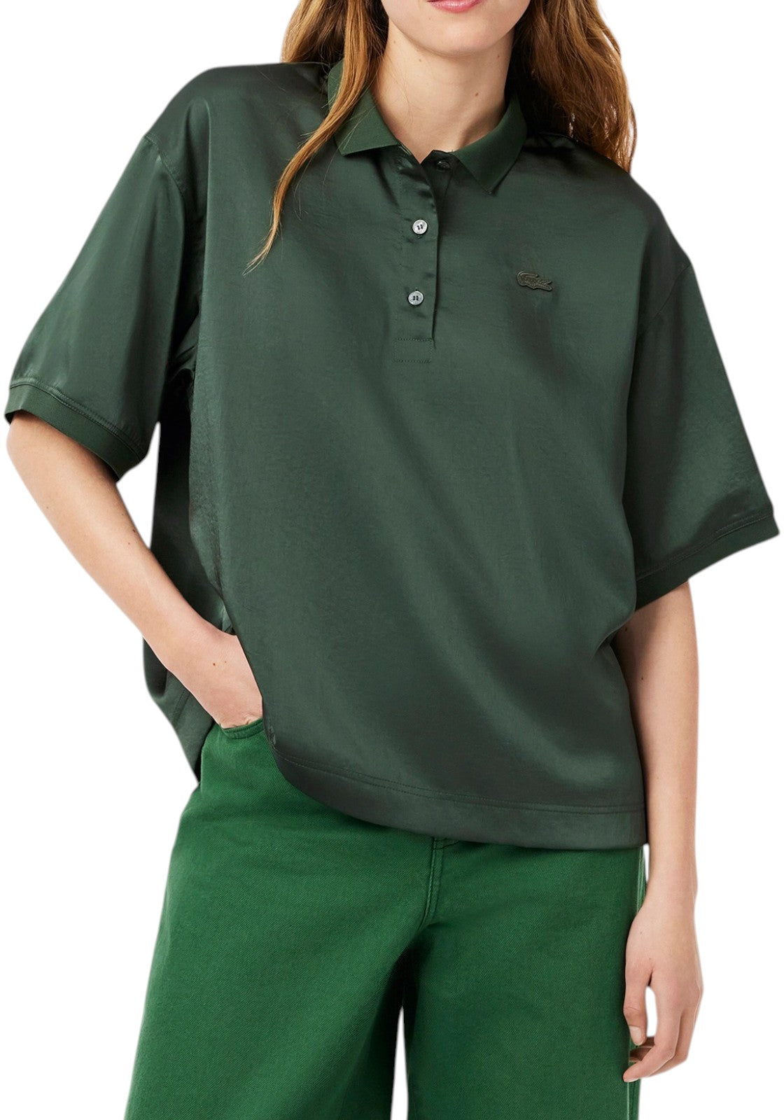 CAMICIE Verde Bosco Lacoste